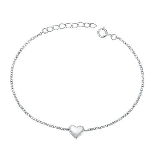 Silver Heart Bracelet