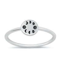 Silver Moon Phases Ring