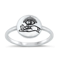 Silver Eye Ring