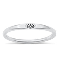 Silver All Seeing Eye Ring