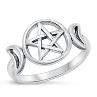 Silver Pentacle Ring