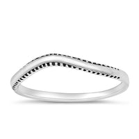 Silver Wavy Ring